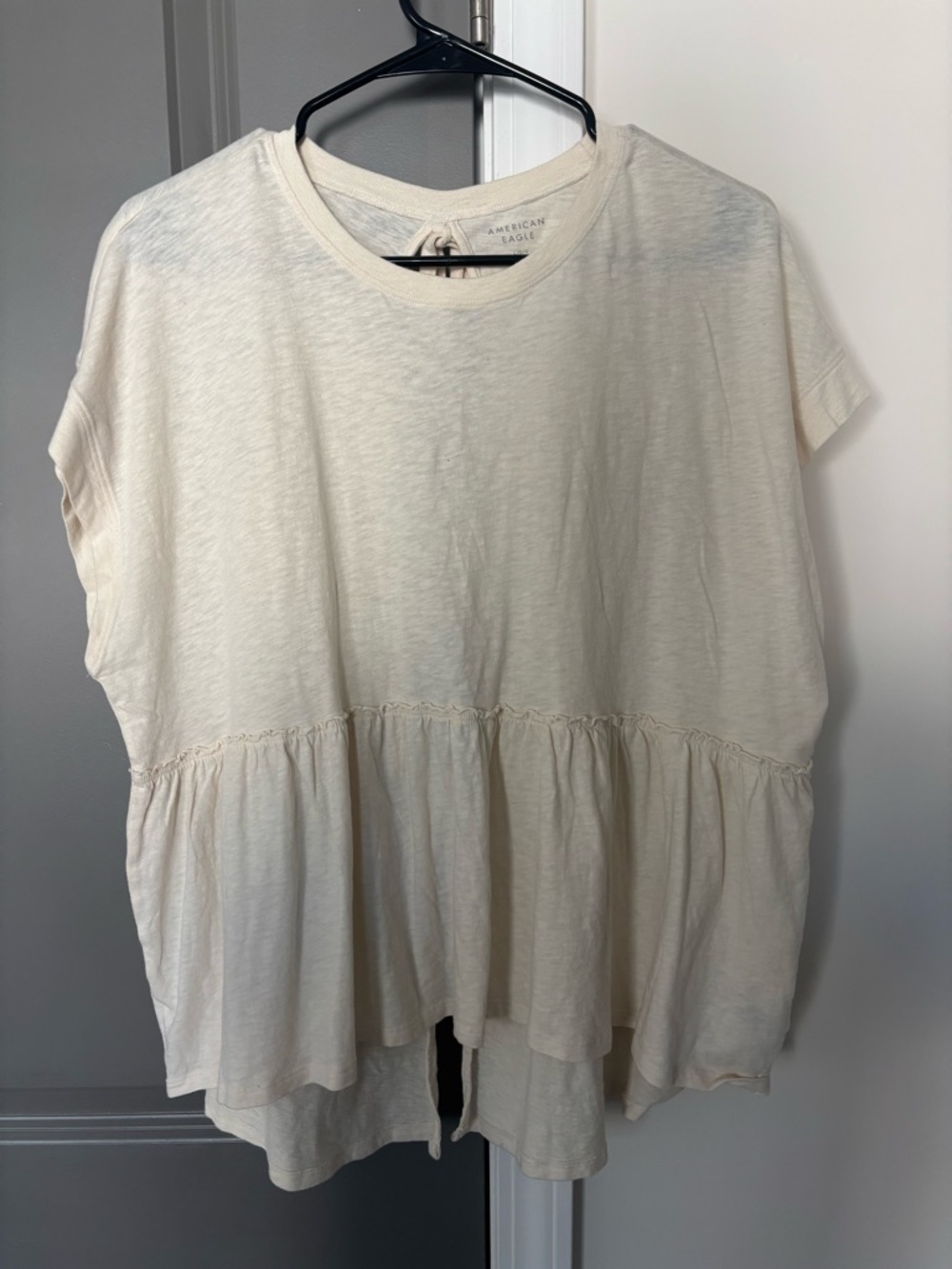 AE Short Sleeve Peplum Top